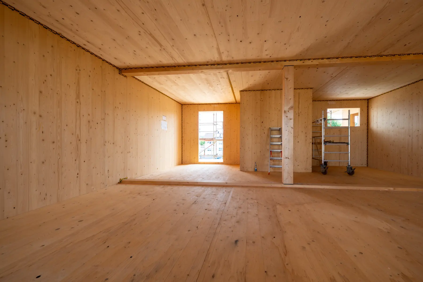 Fertiggestellte Wohnung in Massivholz – Wohnpark Matzenberg, Haus 1