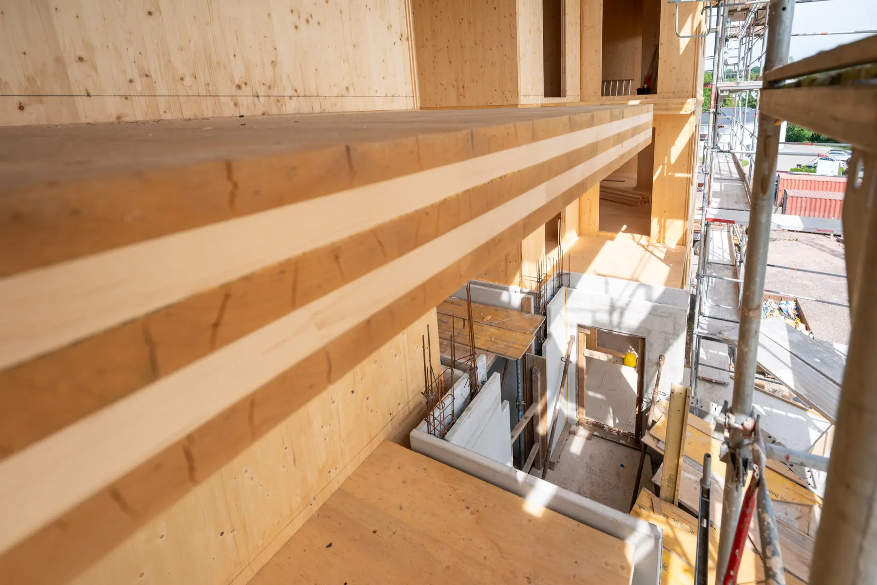 CLT-Tragwerk in Brettsperrholz – Wohnpark Matzenberg, Haus 2 in Planung