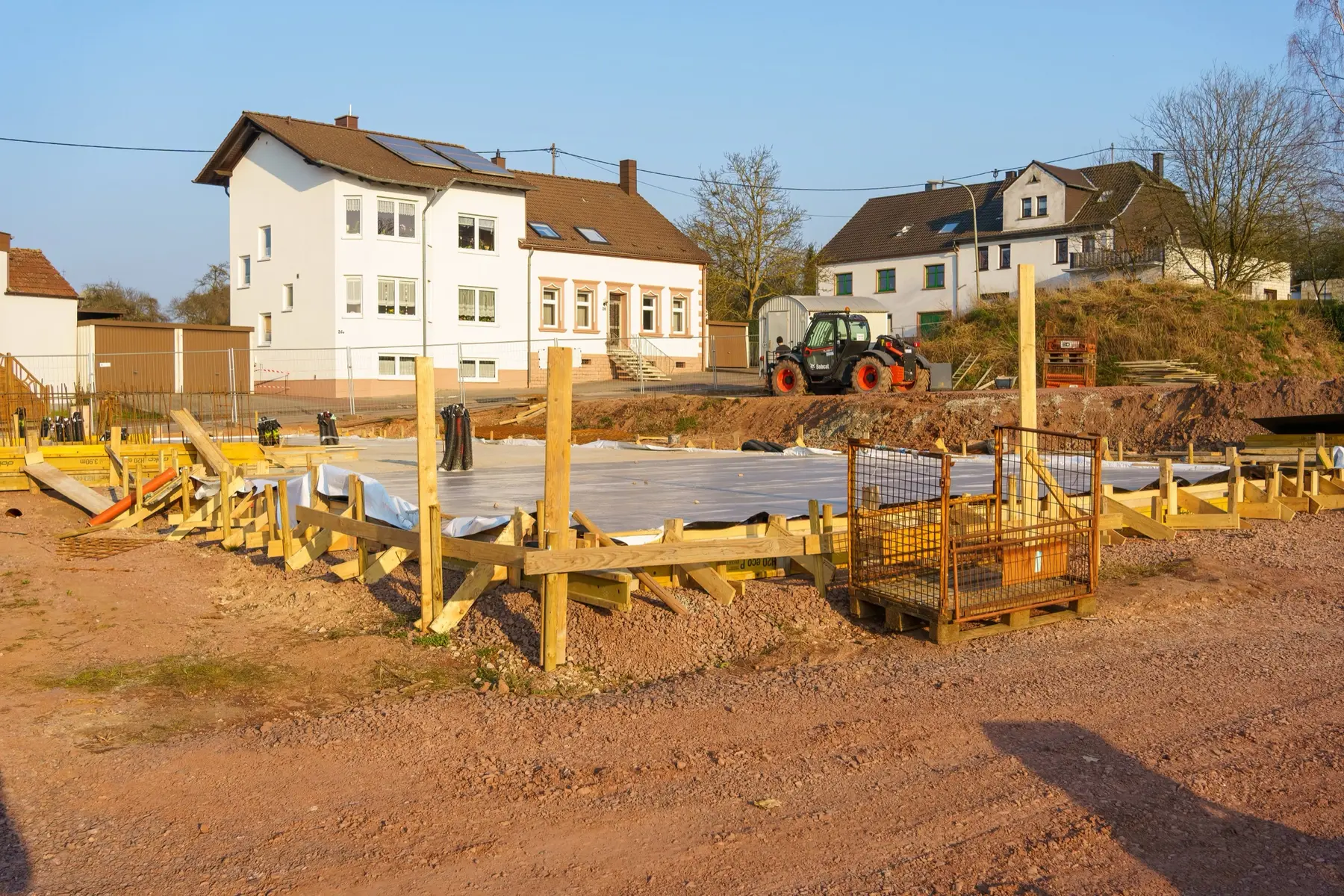Baustellenstart Wohnpark Matzenberg – Bodenplatte